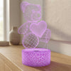 3D Lamp Acrylic USB LED Night Lights Neon Sign Lamp Xmas Christmas Decorations For Home Bedroom Birthday Decor Valentines Day Gifts