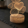 3D Lamp Acrylic USB LED Night Lights Neon Sign Lamp Xmas Christmas Decorations For Home Bedroom Birthday Decor Valentines Day Gifts